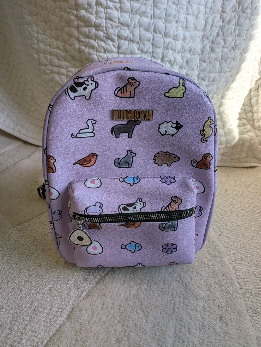 Fruits Basket Lavender Small Backpack